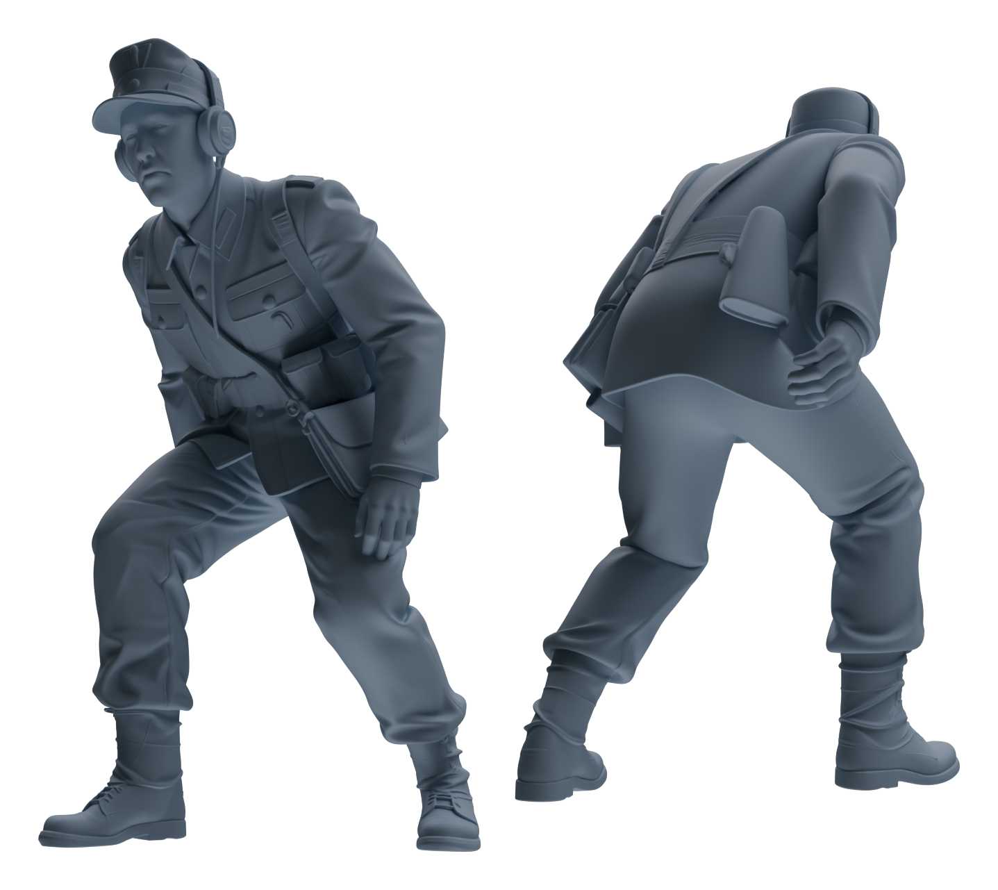 MRY-SFW LYGR648 WWII Mine Soldier Six-Person Battle Group