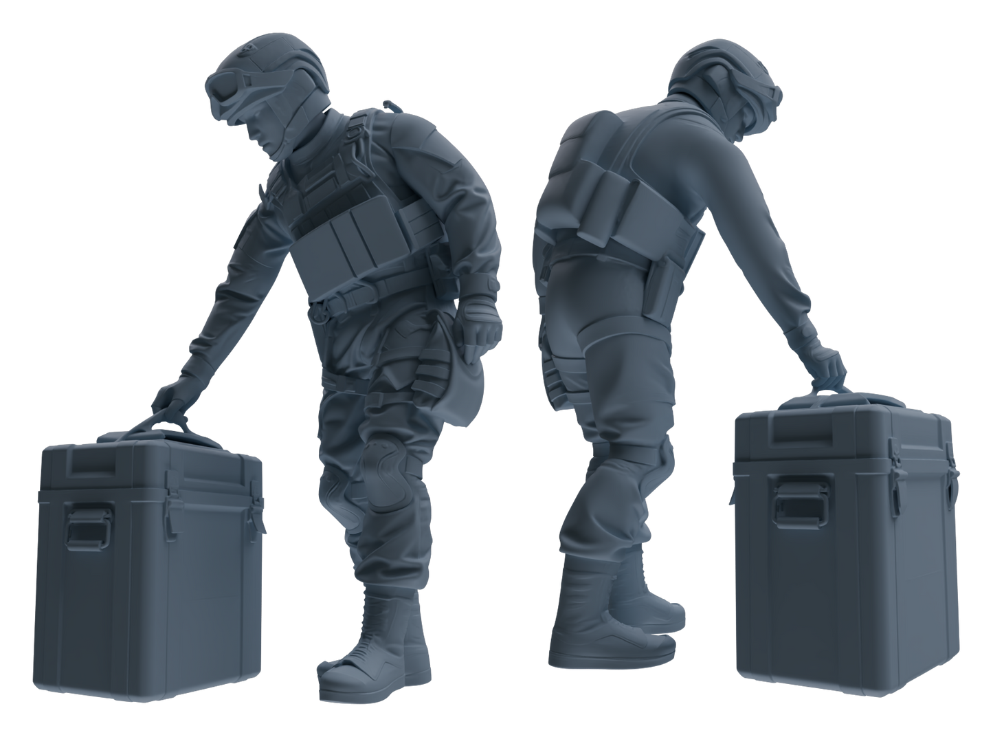 MRY-SFW LYGR626 Modern Airborne Division Six-Person Combat Readiness