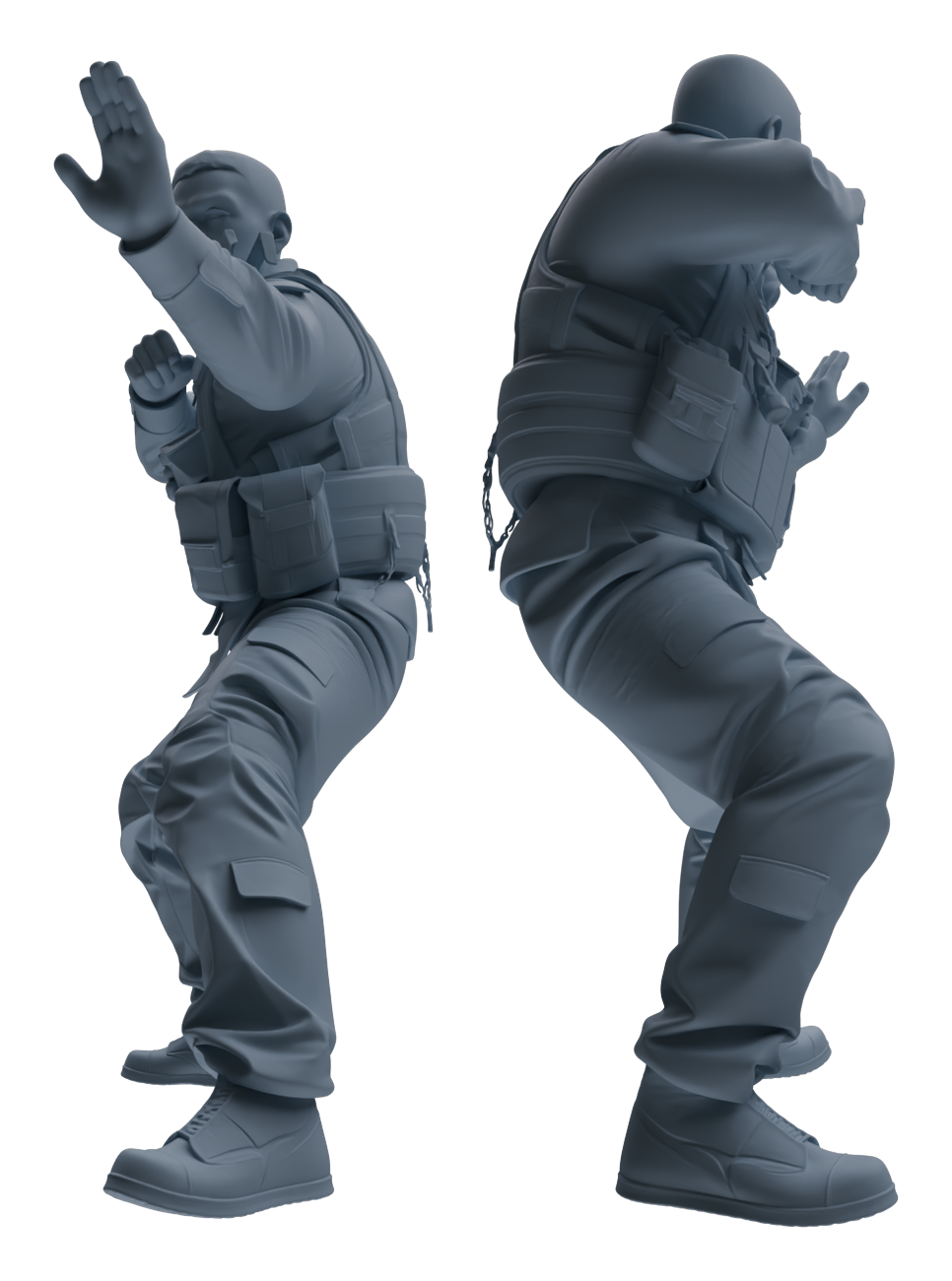 MRY-SFW LYGR624 Modern U.S. Army Five-Person Combat