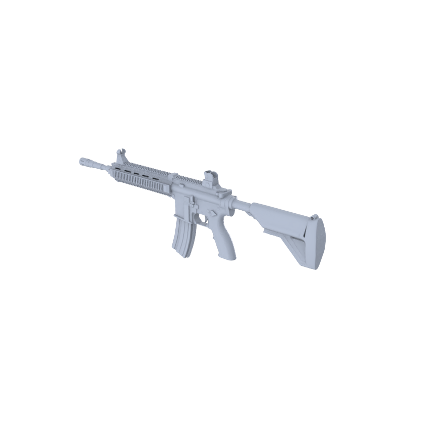 MRY-SFW LYGS001 Modern Standard Rifle 3D Model - 6 Selection Drawings