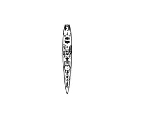 RHWS013 Type K-8 No.13, Kusentei Late Modification(Bottomless Version)