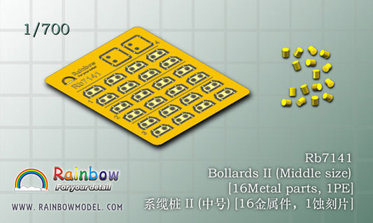 Rainbow RB7141 1/700Detail Up Bollards II (Middle size)