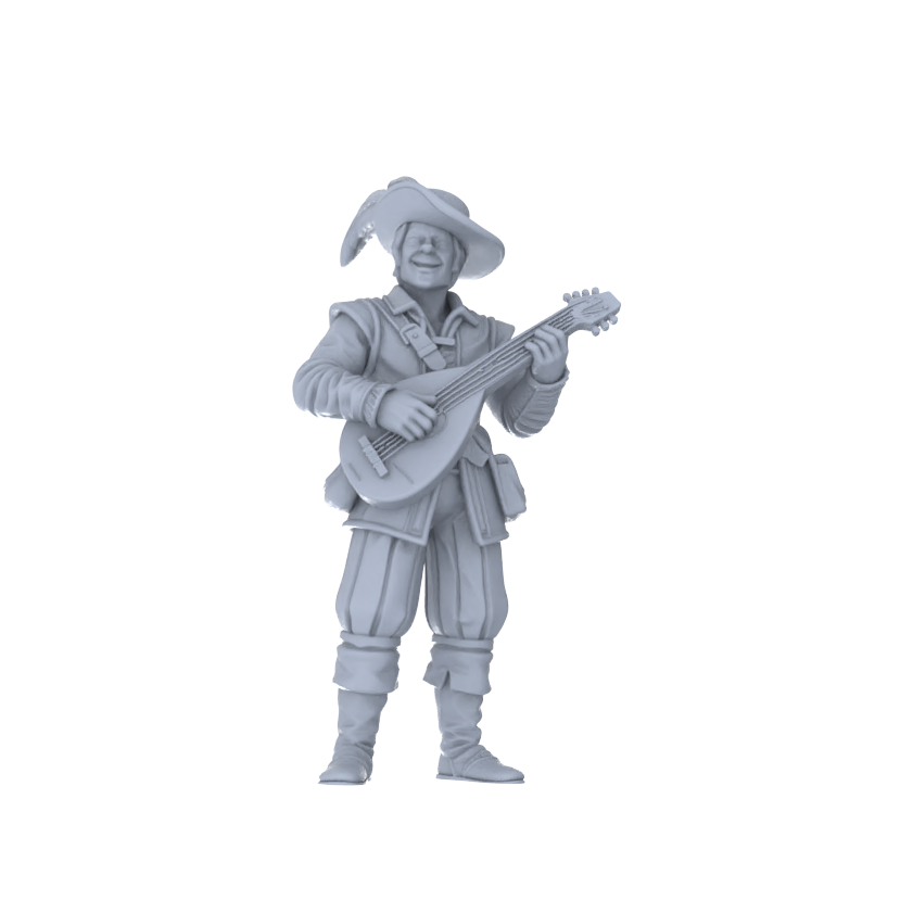 MRY-SFW LYGR158 Medieval profession character wargame model resin blank wargame miniature figure scene character figure hand painted