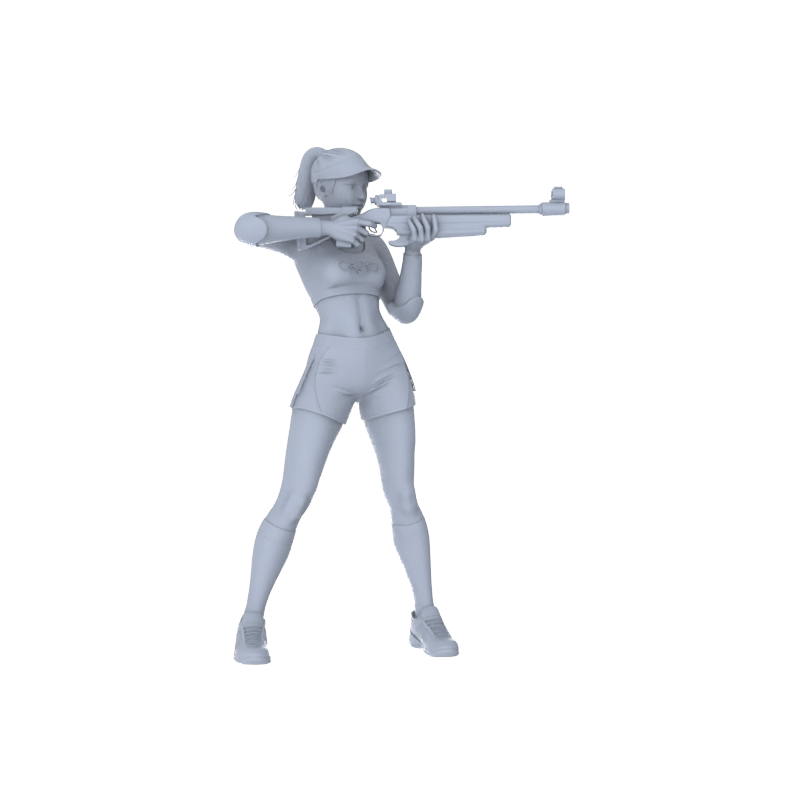 Yao's Studio LYTR142 Shooting Tactical Scene Resin Miniature Model 2-Figure Set - Shooter Figures Unpainted DIY Model Painting Tactical Scene Decor 1set