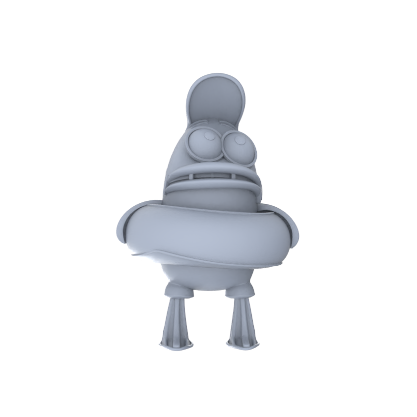 MRY-SFW LYGR083 sponge passers by anime theme war chess resin white model miniature soldier scene character figure hand painted