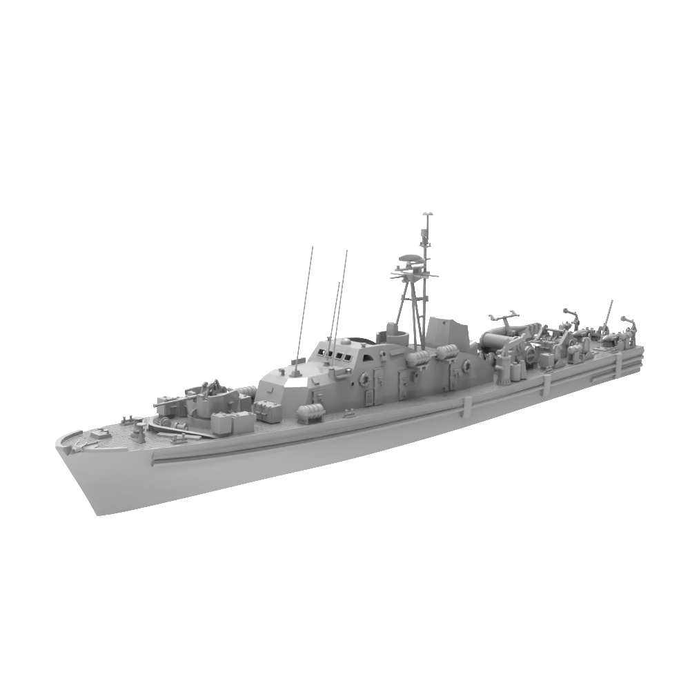 RHWS017 Germany SCH¨¹TZE CLASS Submarine Chaser SCH¨¹TZE M1062 Water line