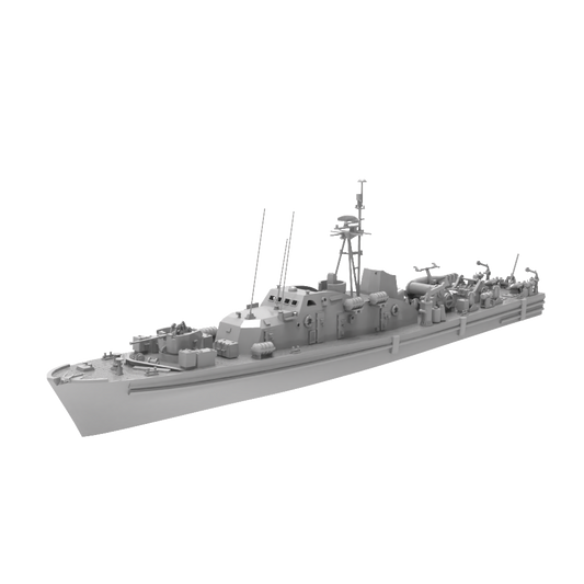RHWS017 Germany SCH¨¹TZE CLASS Submarine Chaser SCH¨¹TZE M10 – LCD 3D printed resin model kit, image 1