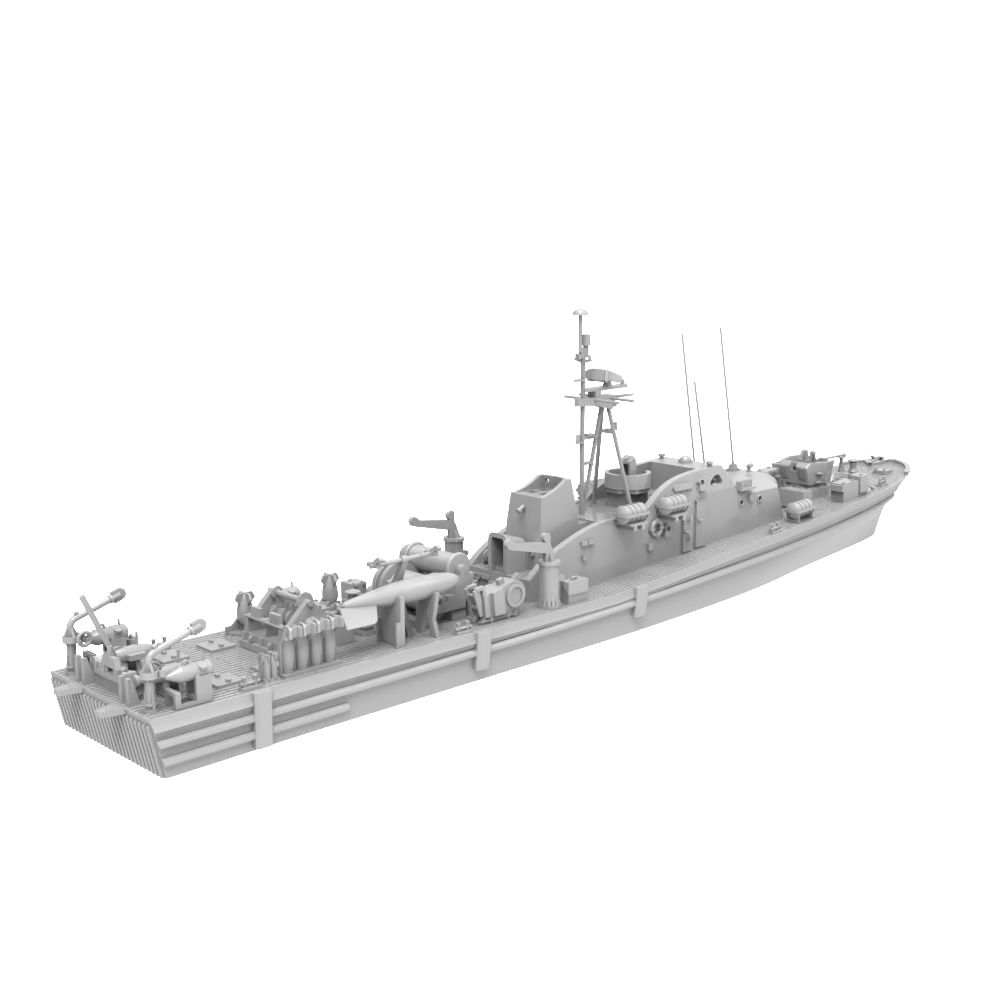 RHWS017 Germany SCH¨¹TZE CLASS Submarine Chaser SCH¨¹TZE M1062 Water line