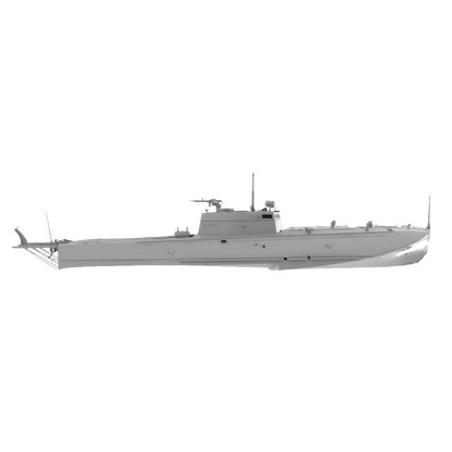 RHWS029-A   Military Model Kit Water line Soviet G-5 Class Motor Torpedo Boat