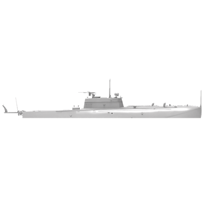 RHWS030   Military Model Kit Water Line Soviet G-5 SHVAK Gun Modification Motor Torpedo Boat