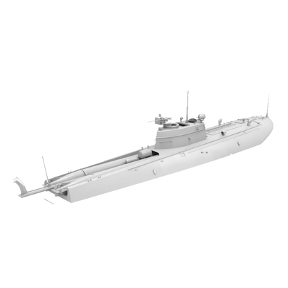 RHWS030   Military Model Kit Water Line Soviet G-5 SHVAK Gun Modification Motor Torpedo Boat