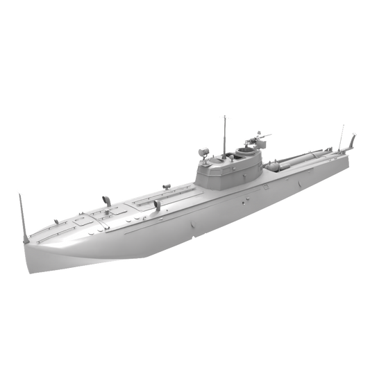 RHWS030   Military Model Kit Water Line Soviet G-5 SHVAK Gun Modification Motor Torpedo Boat