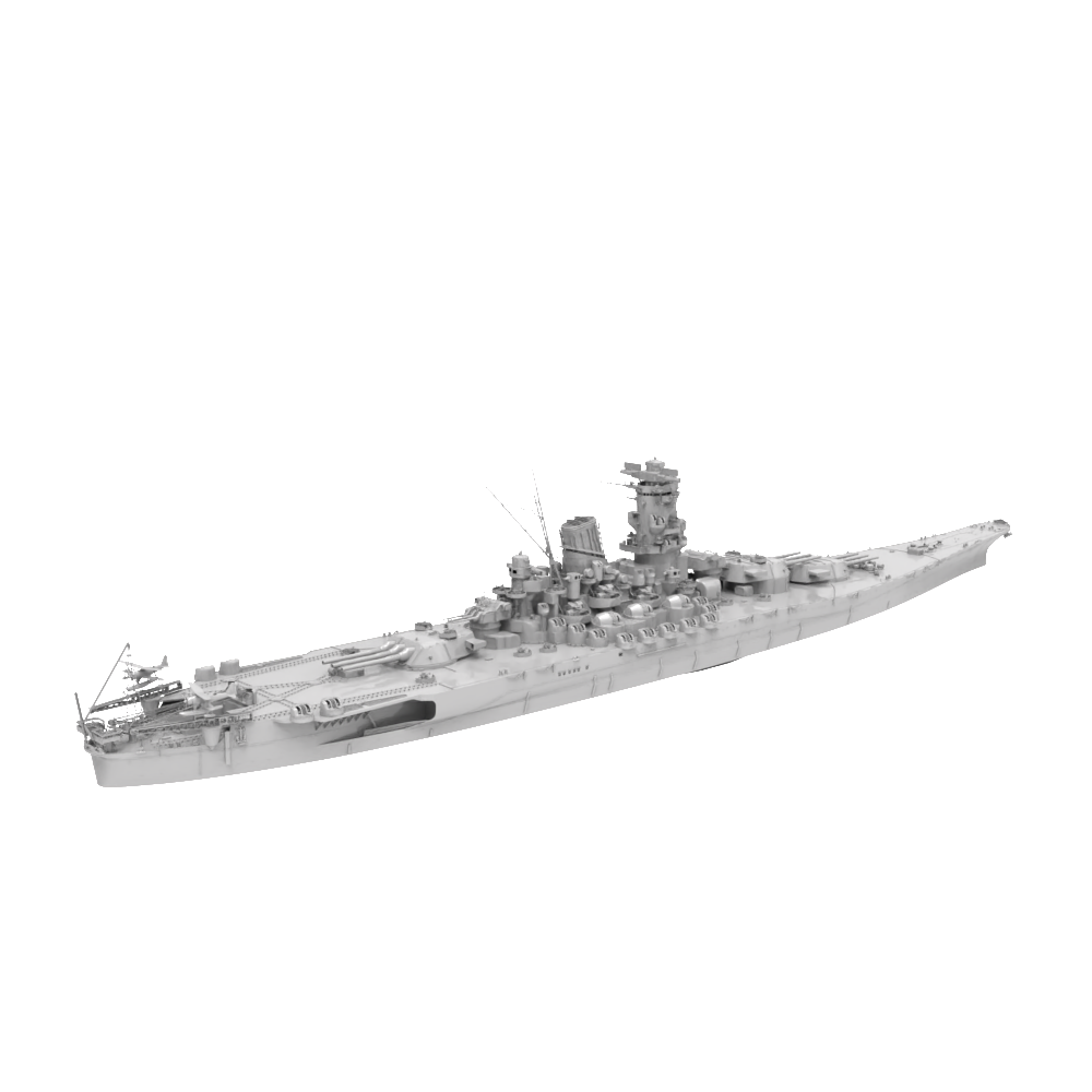 RHWS033-A Military Model Kit Water Line IJN Yamato Class Battleship