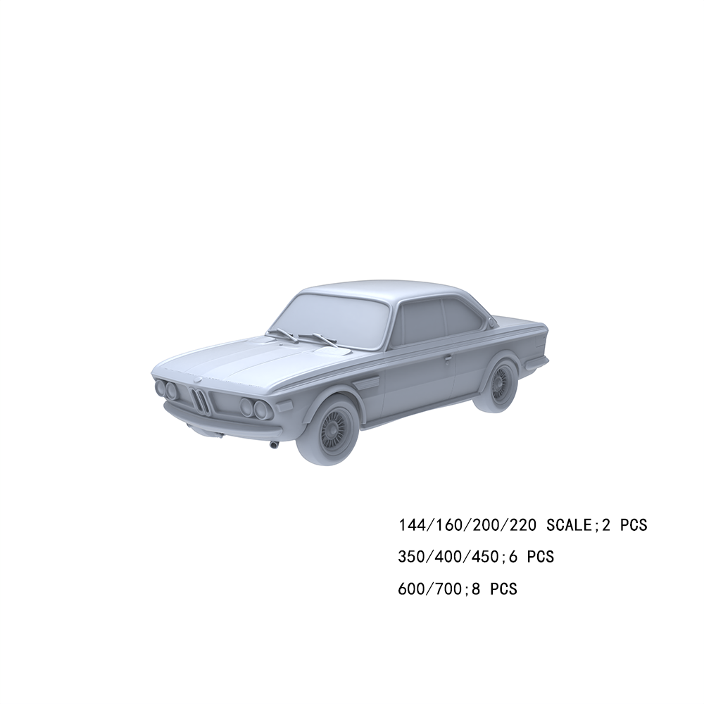 Yao's Studio LYTA037  BMW 2002 Turbo Classic Performance Car Model - Vintage German Hot Hatch for Diorama & Model Painting