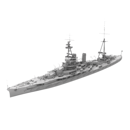RHWS043 Military Model Kit Water Line IJN Hyuga Battleship