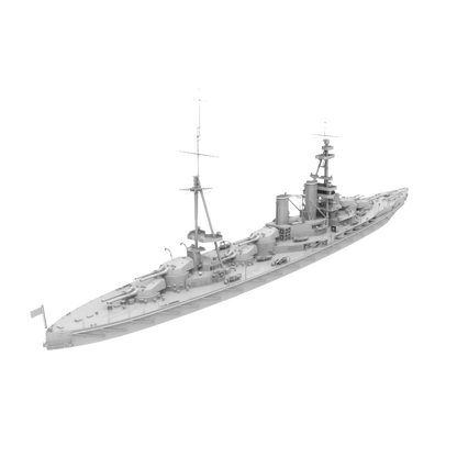 RHWS043 Military Model Kit Water Line IJN Hyuga Battleship