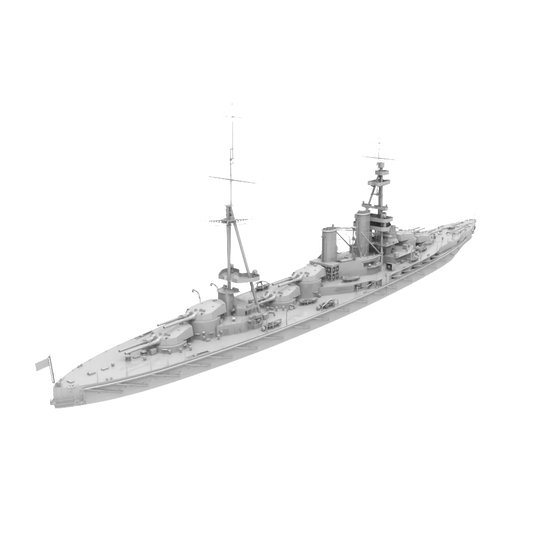 RHWS043 Military Model Kit Water Line IJN Hyuga Battleship