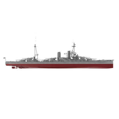 RHWS043S  Military Model Kit Full Hull IJN Hyuga Battleship