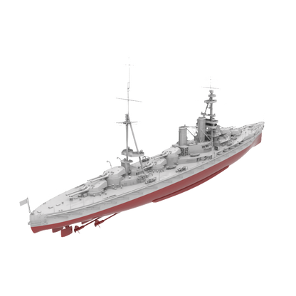 RHWS043S  Military Model Kit Full Hull IJN Hyuga Battleship