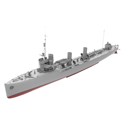 RHWS045S   Military Model Kit Full Hull Germany G-101 Destroyer