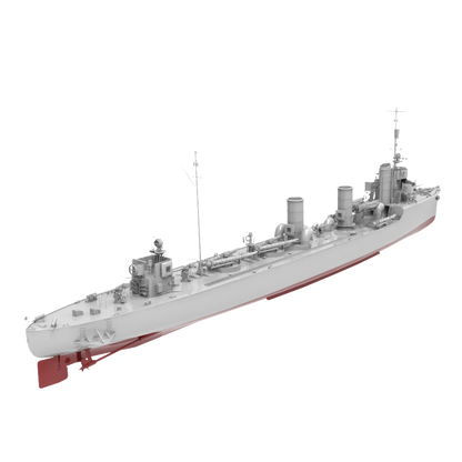 RHWS045S   Military Model Kit Full Hull Germany G-101 Destroyer