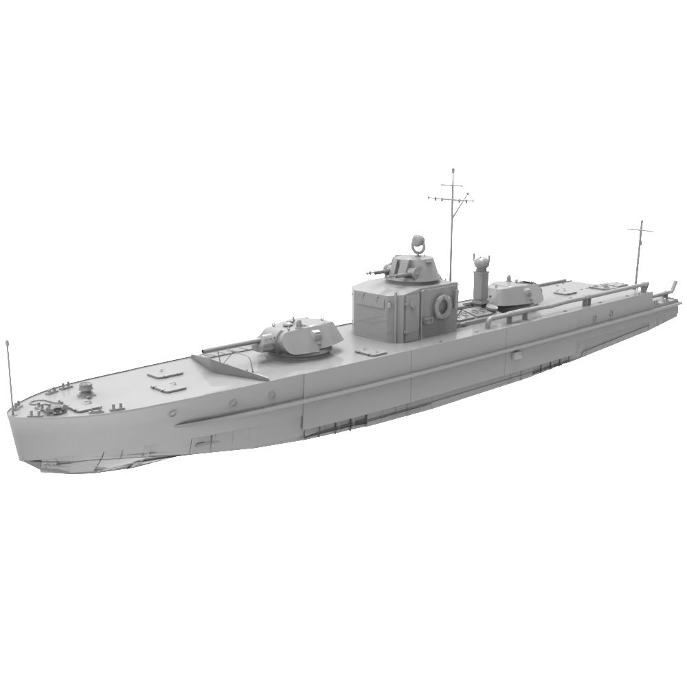 RHWS019  Military Model Kit Water Line Project 1124 Early Variant