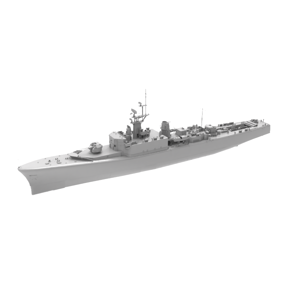 RHWS028 Military Model Kit Water Line HMCS Terra Nova DDE 229