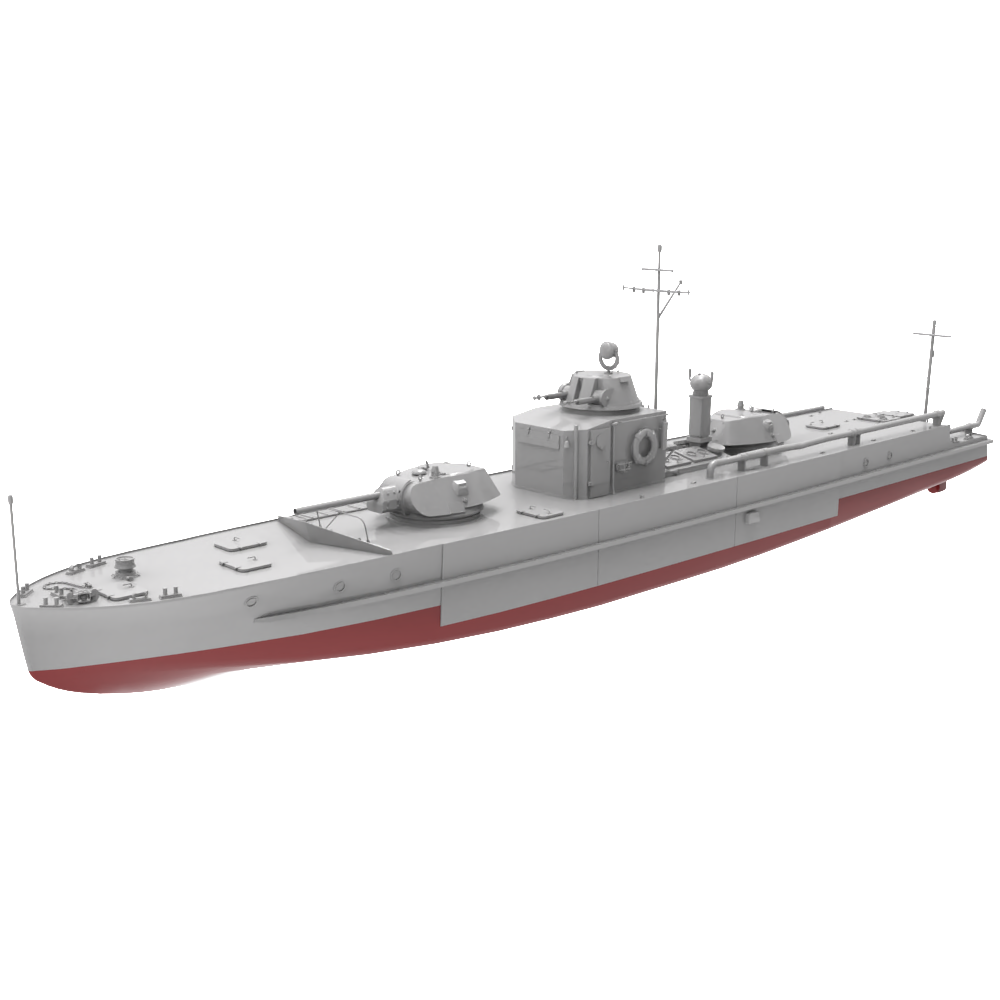 RHWS019S  Military Model Kit Full Hull Project 1124 Early Variant
