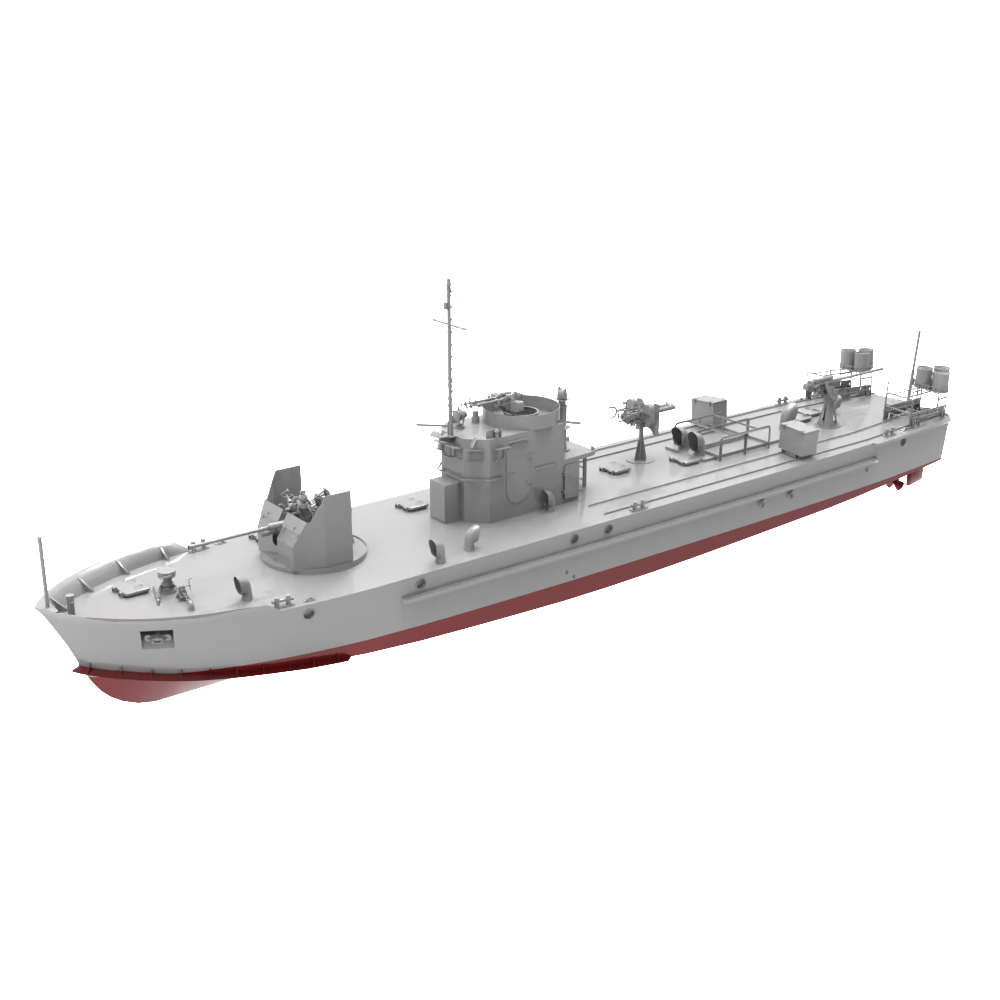 RHWS026S  Military Model Kit Full Hull Project 194 BMO