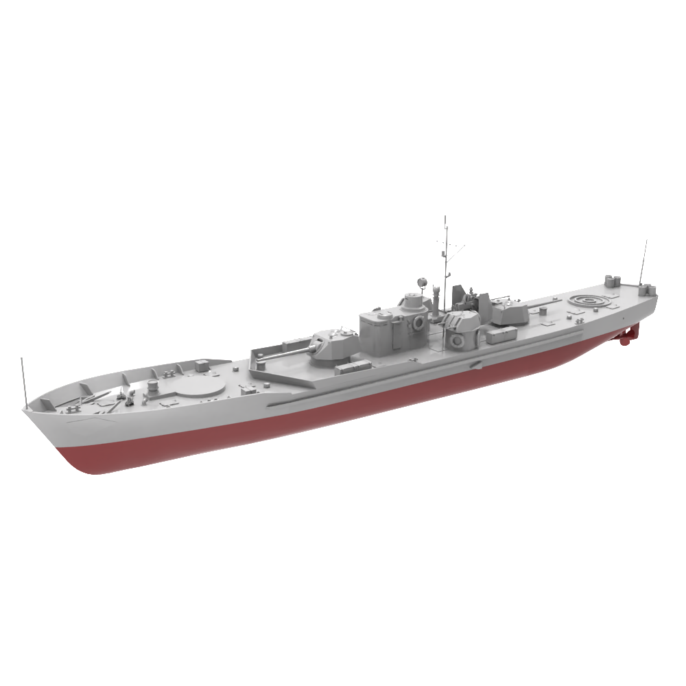RHWS025S Military Model Kit Full Hull Project 186 Mukha