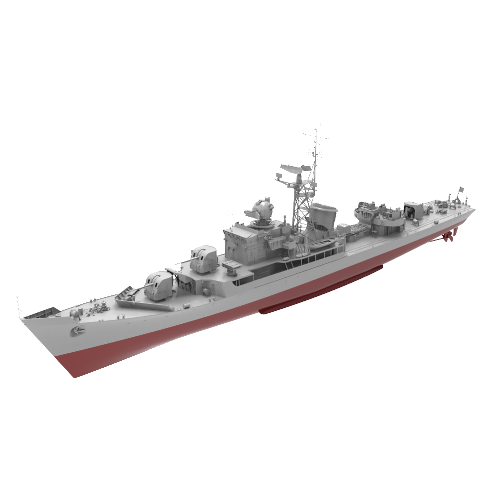 RHWS027S  Military Model Kit Full Hull Fregatte Karl Marx