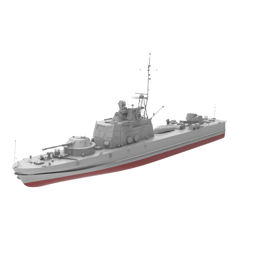 RHWS022S Military Model Kit Full Hull Project 1204 Shmel