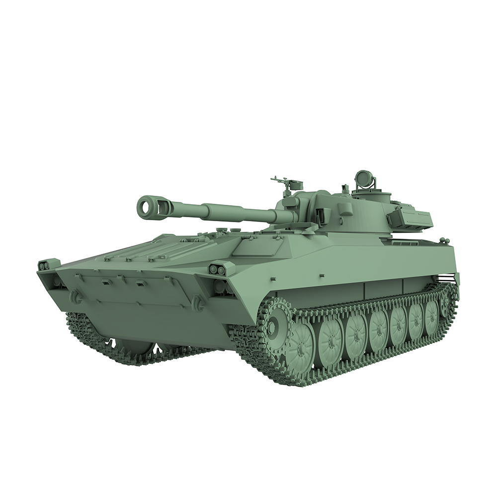 SSMODEL SS643 Military Model Kit USSR Self-Propelled Artillery 2S1 Gvozdika