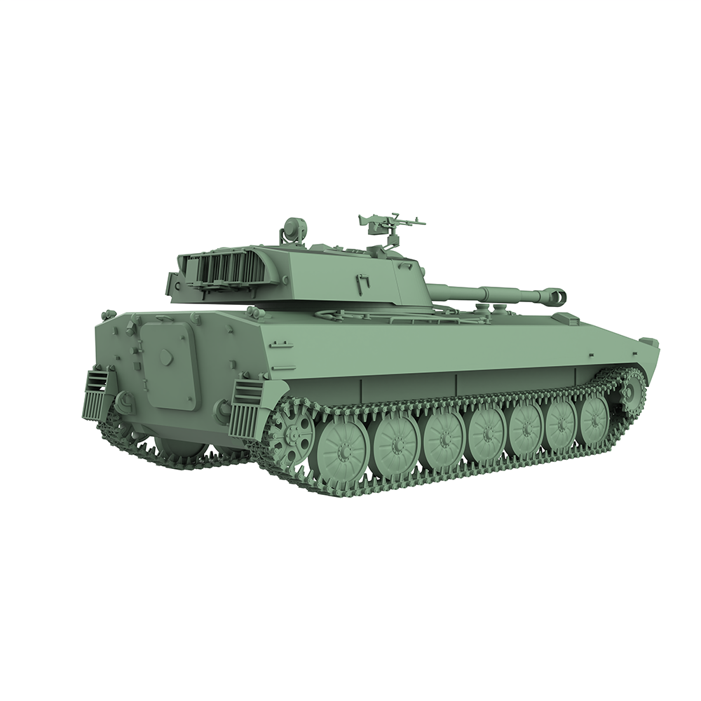 SSMODEL SS643 Military Model Kit USSR Self-Propelled Artillery 2S1 Gvozdika