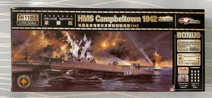 Flyhawk FH1105S 1/700 HMS Campbeltown 1942 DELUXE EDITION Plastic Model Kit