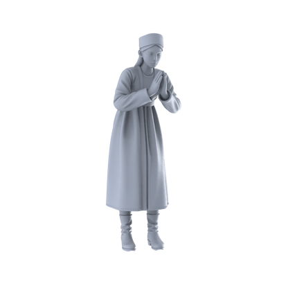 Yao's Studio LYTR264 Ritual Women Quartet Resin Miniature Model 4-Figure Set, Unpainted Traditional Ceremony Figures, DIY Painting Scene Decoration Miniatures Diorama Resin Figures