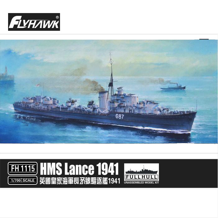 Flyhawk FH1115 1/700 HMS Lance 1941 Plastic Model Kit