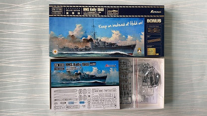 Flyhawk FH1119S 1/700 HMS Kelly 1940 Deluxe Edition Plastic Model Kit