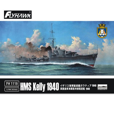 Flyhawk FH1119 1/700 HMS Kelly 1940 Plastic Model Kit