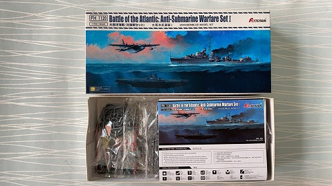 Flyhawk FH1120 1/700 Battle of the Atlantic Anti-Submarine Warfare Set I Plastic Model Kit