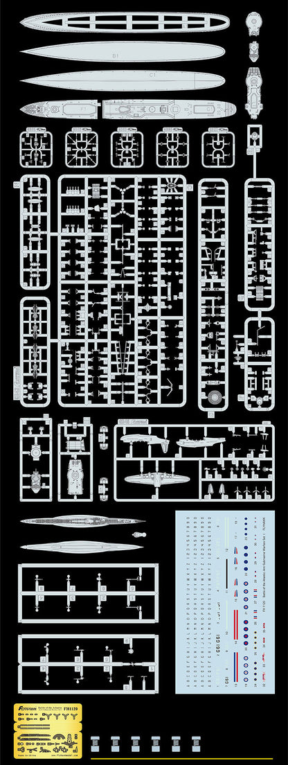 Flyhawk FH1120 1/700 Battle of the Atlantic Anti-Submarine Warfare Set I Plastic Model Kit