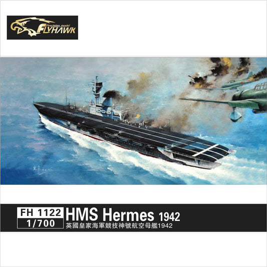 Flyhawk FH1122 1/700 HMS Hermes 1942 Plastic Model Kit