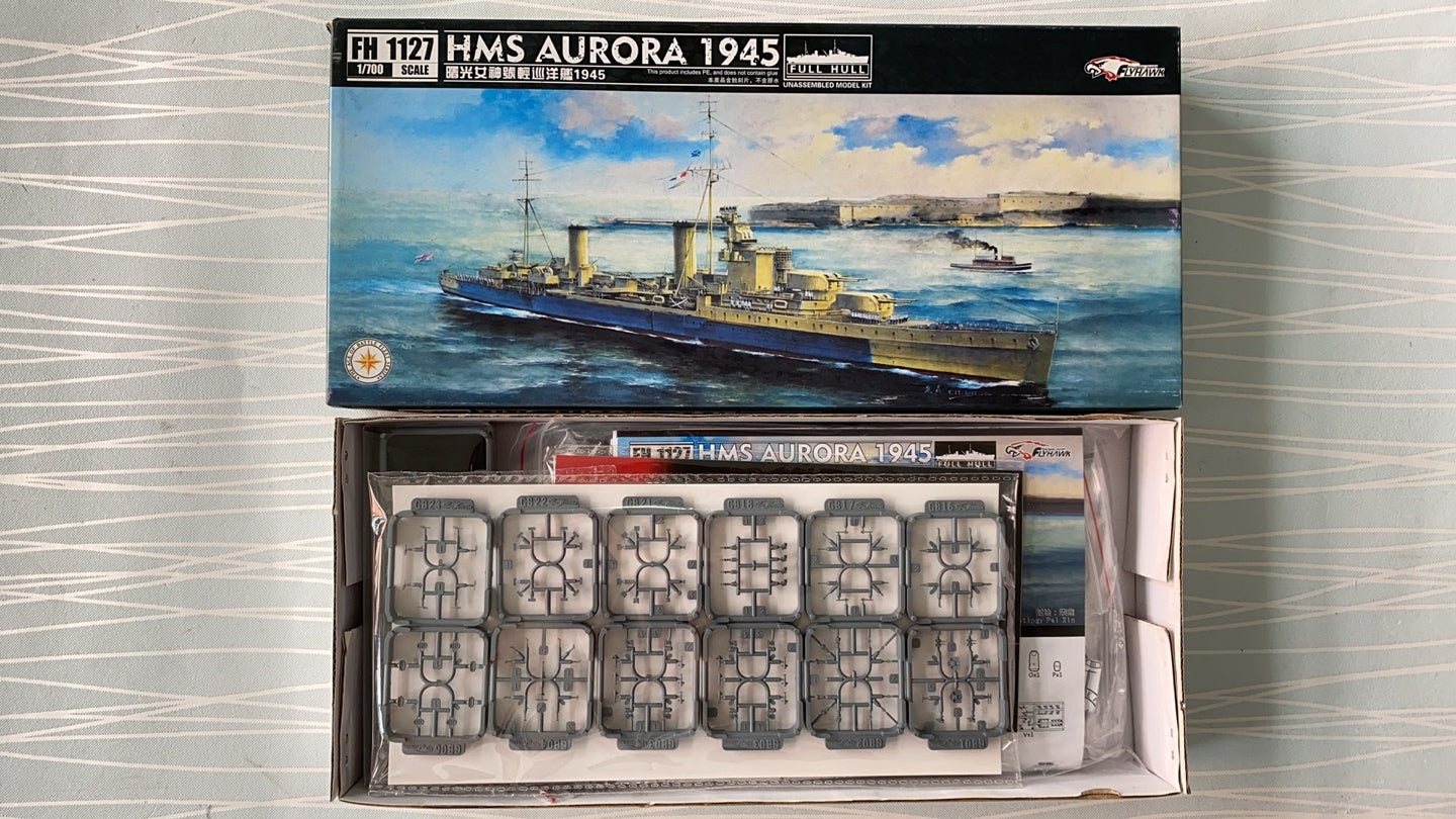 Flyhawk FH1127 1/700 HMS AURORA 1945 Plastic Model Kit