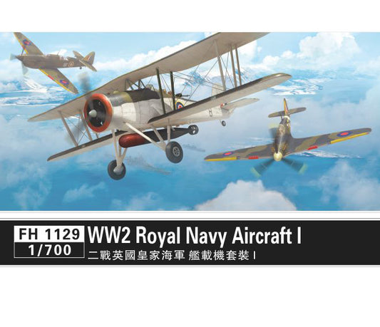 Flyhawk FH1129 1/700 WWII Royal Navy Aircraft I Plastic Model Kit