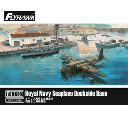 Flyhawk FH1161 1/700 ROYAL NAVY SEAPLANE DOCKSIDE BASE Plastic Model Kit