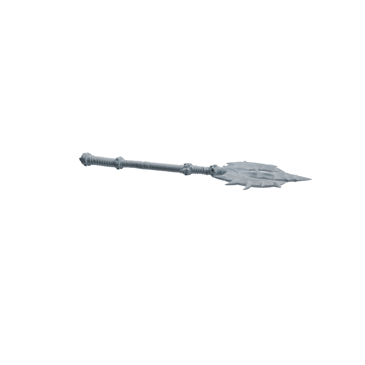 MRY-SFW LYGS419 Spiked Decorative Spear Weapon Modern Model 4 pcs
