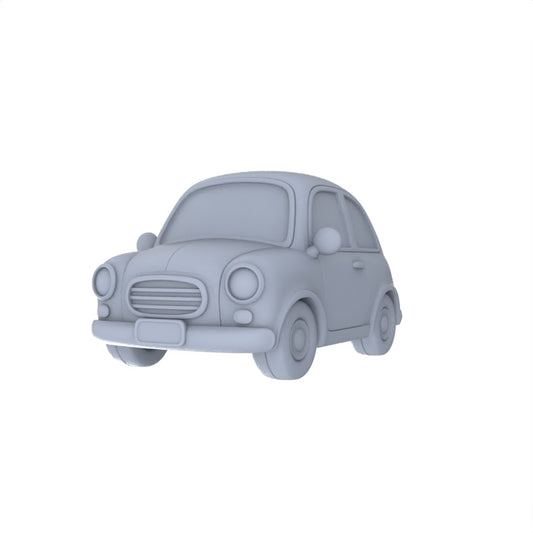 MRY-SFW LYTA120 Unpainted Vintage Mini Car Model DIY Hand-Painting Blank Kit for Diorama  Scene Building