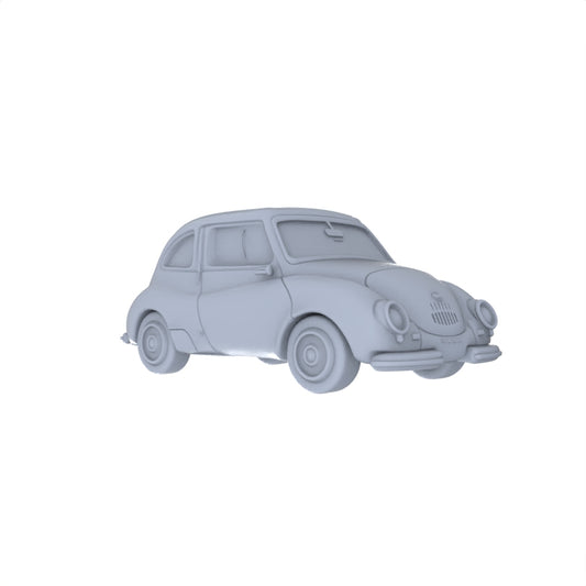 MRY-SFW LYTA125 Unfinished Vintage Beetle Car  DIY Painting  Retro Scene Projects