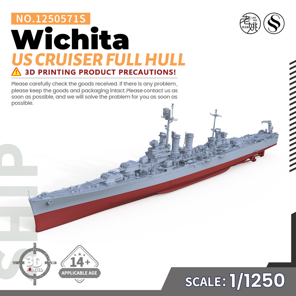 SSMODEL 571S Military Model Kit US Wichita Cruiser