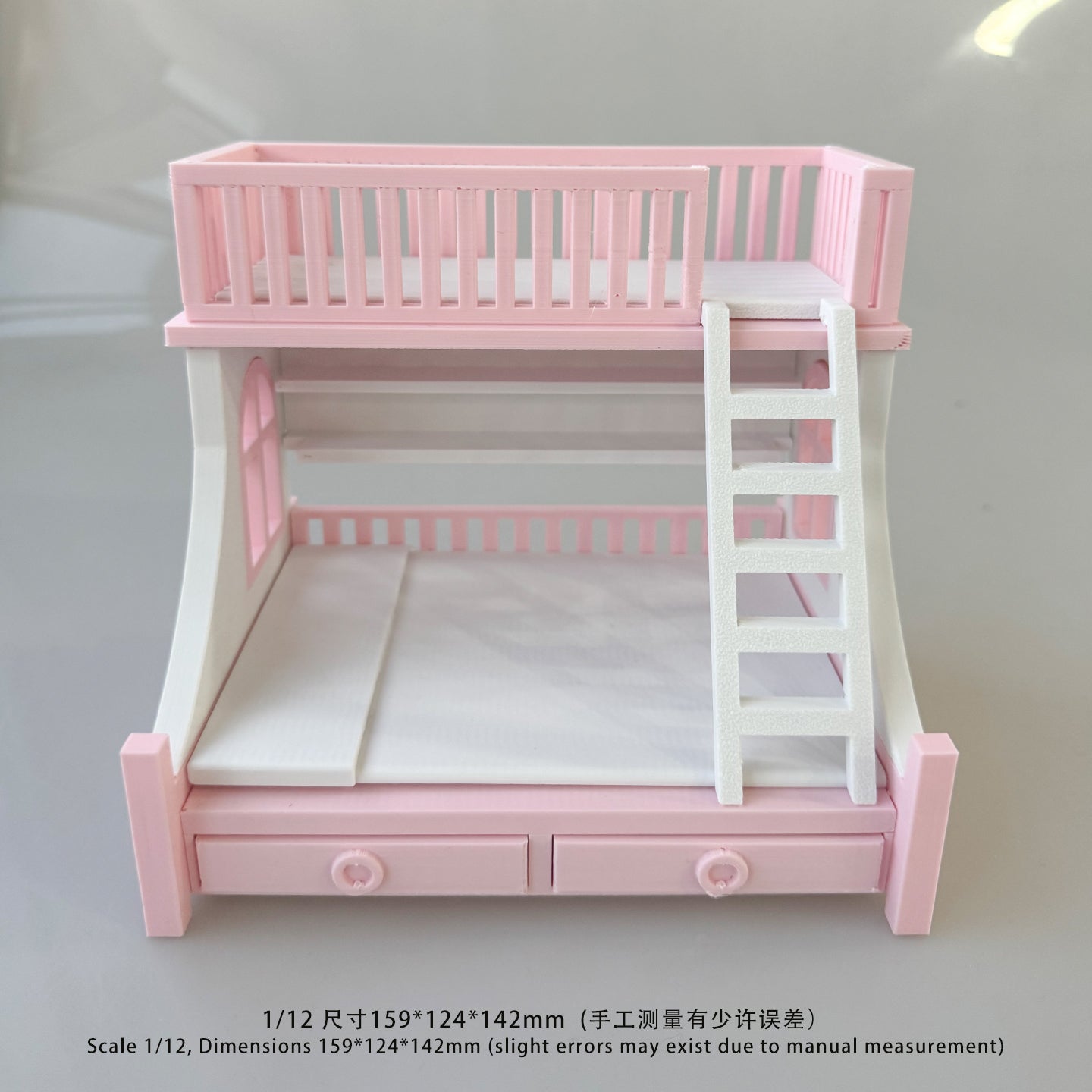 RHF12214 Bunk Beds Mini Ornaments 3D-Printed Dollhouse Desktop Scene OB Doll BJD Original Miniature Furniture